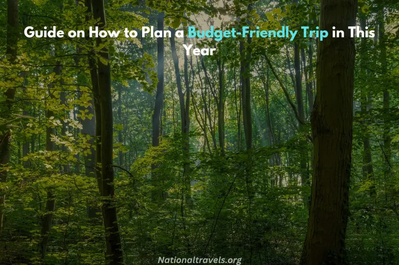 guide on how to plan a budget friendly trip in this year