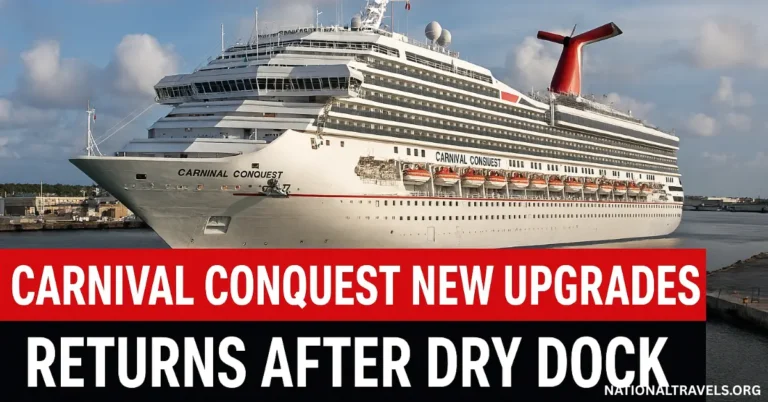 carnival conquest new upgrades returns after dry dock