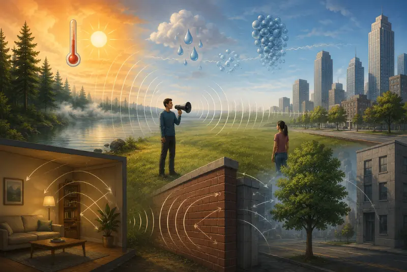 factors that affect how sound travels