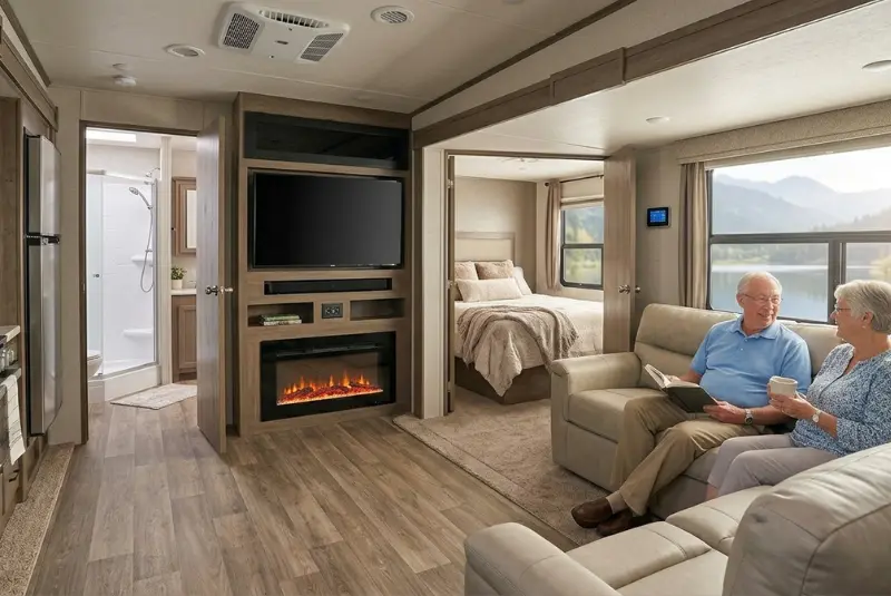interior comfort for long trips