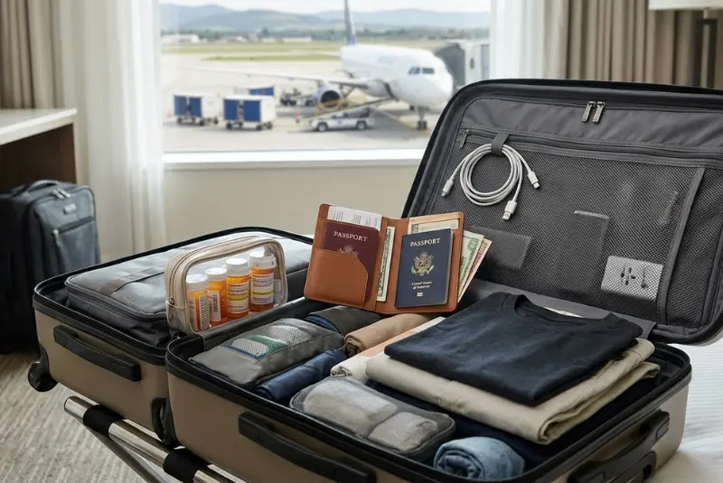 keep important items in carry-on bags