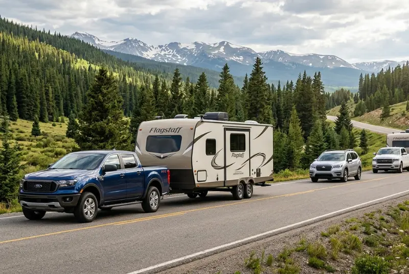 lightweight construction makes towing easier