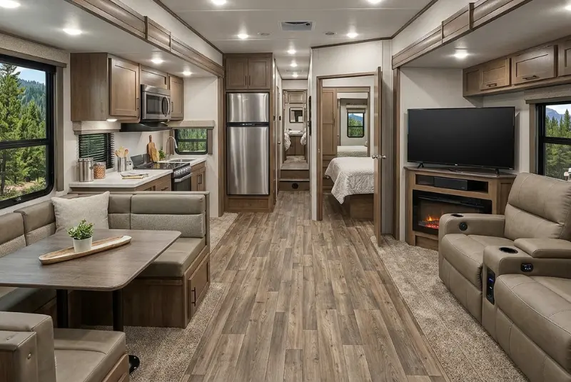 spacious interior layouts