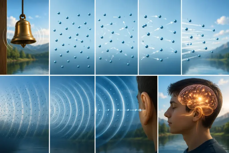 the step-by-step journey of sound