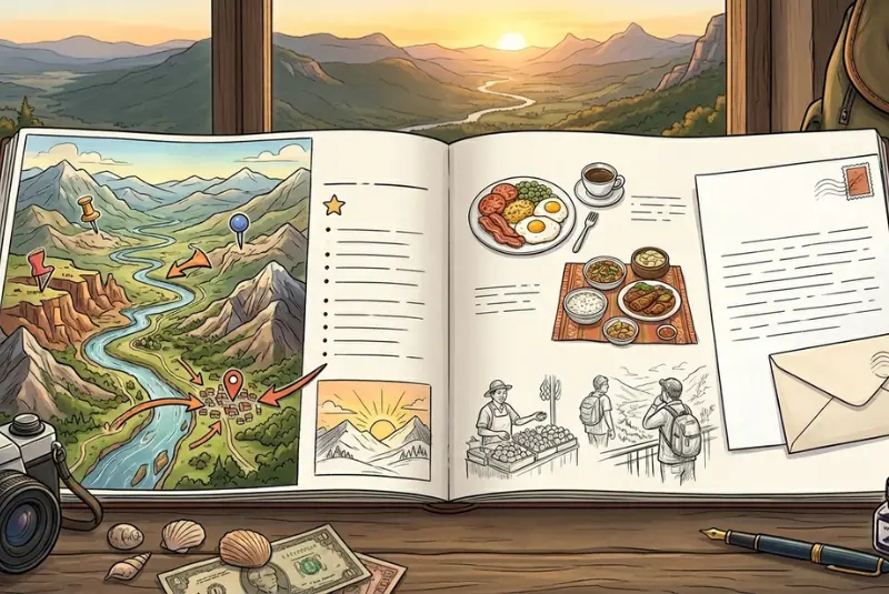travel journal ideas for creativity