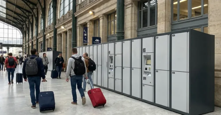 are there luggage lockers at paris gare du nord