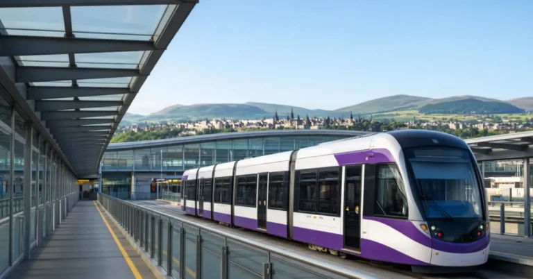 edinburgh airport to city centre tram