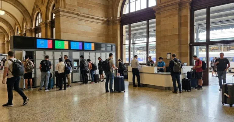 is there luggage storage at sydney central station
