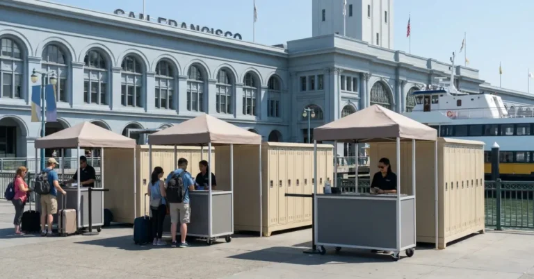 luggage storage options near san francisco ferry building