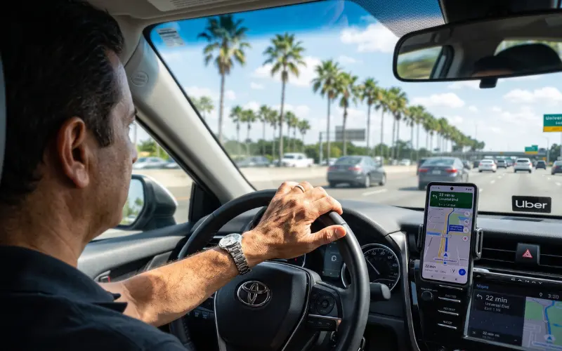 uber and lyft mco to universal studios