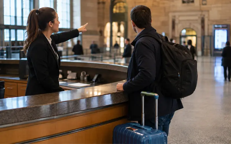 where amtraks bag storage actually is and why forums get this wrong
