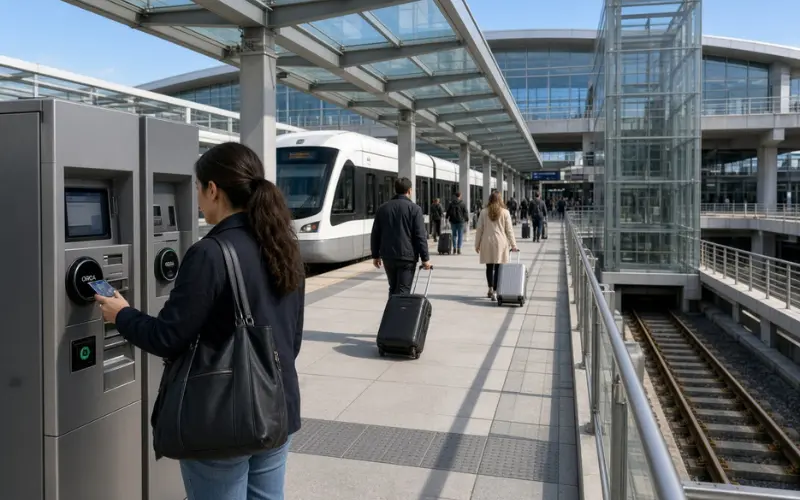buying your ticket and picking the right track