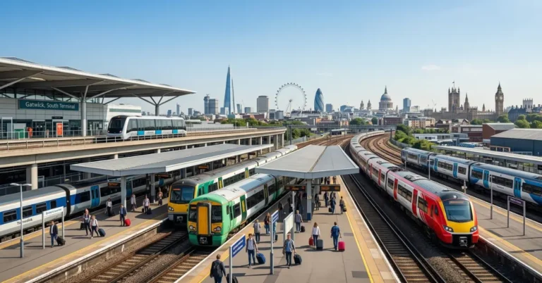 How to Get from Gatwick Airport to Central London by Train gatwick airport to central london