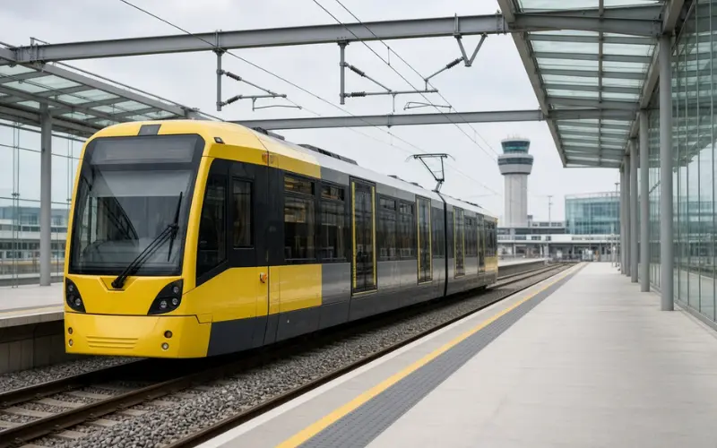 metrolink tram slower but scenic and cheap